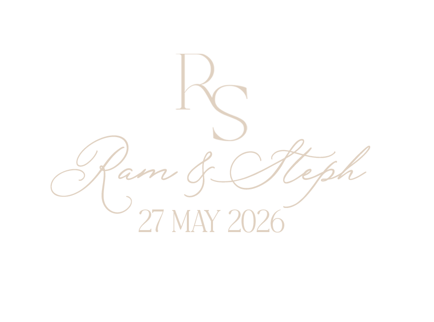 Steph and Ram monogram